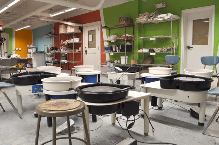 Ceramic Studio at Art Center of the Bluegrass in Danville, Kentucky