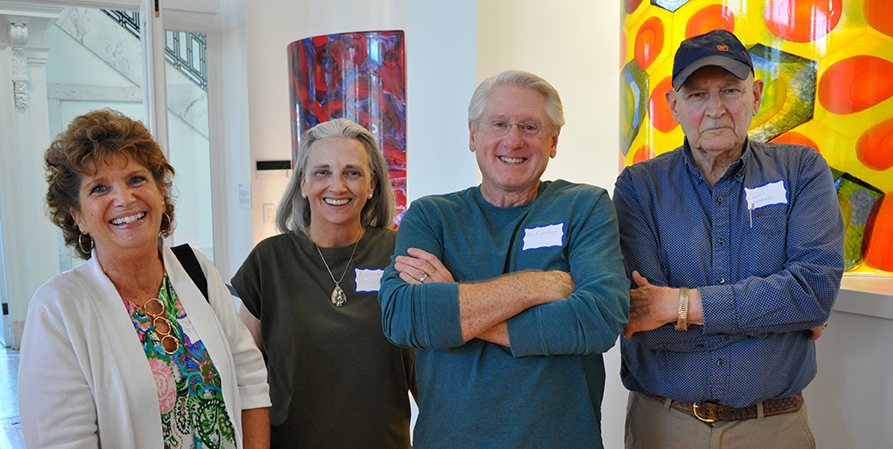 A group of artists at Art Center of the Bluegrass in Danville, Kentucky