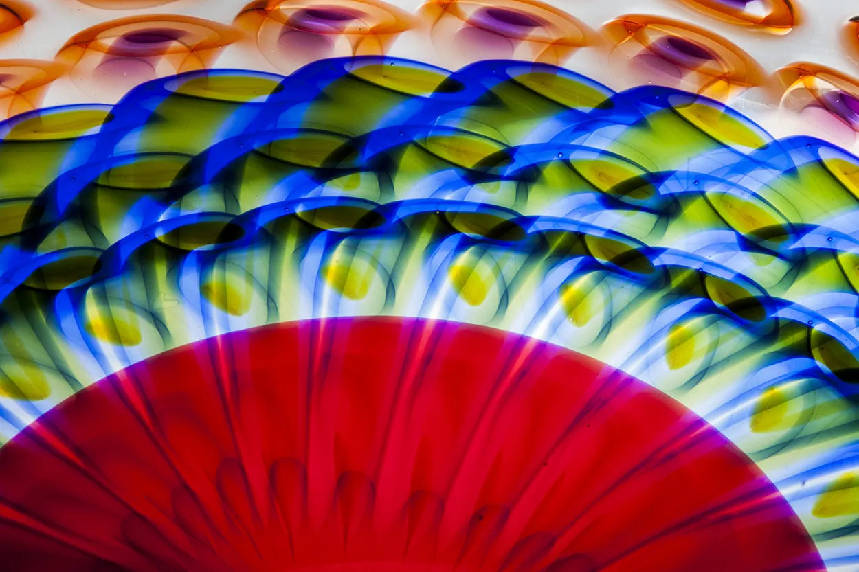 Glass art by Stephen Rolfe Powell